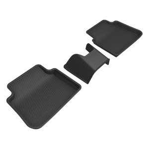 Subaru Crosstrek Floor Mats - Rear - 3D MAXpider - Kagu - Black - `24-`26 Subaru Crosstrek Floor Mats - Rear - 3D MAXpider - Kagu - Black - `24-`26